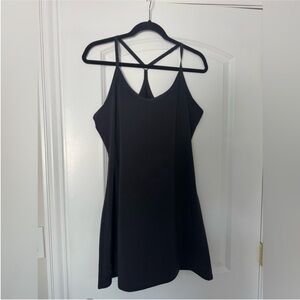 Outdoor Voices Women’s Black Strappy Athletic Mini Tennis Dress L